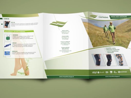Ortopedia Castagna Brochure and flyer